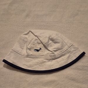 Janie and Jack boys 0-3 months white/ blue with embroidered whale EUC